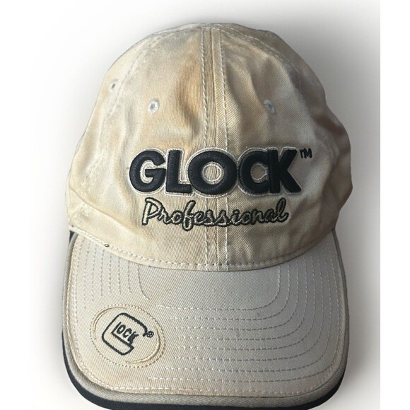 Glock Pro Shooting Sports Logo Black Strapback Adjustable Firearm Hat Cap Unisex - Picture 1 of 7